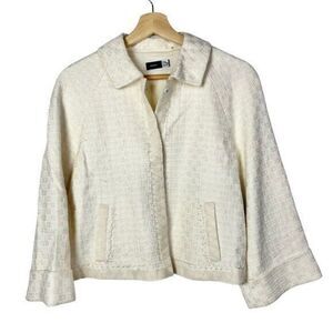 Saks Fifth Avenue Off White Ella Suit Jacket 10 $498